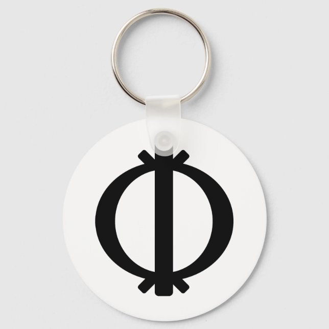 Wawa Aba | Symbol of Toughness and Resilience Keychain (Front)