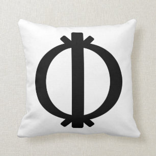 Wawa Aba   Symbol of Toughness and Resilience Throw Pillow