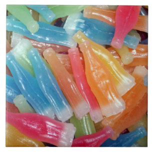 Wax Bottles old school candy ceramic tile