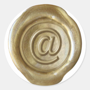 Wax Seal Monogram - Gold - Bold @ -