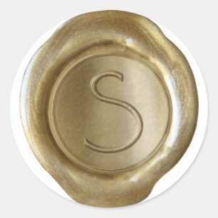 Wax Seal Monogram - Gold - ModernSlim S -