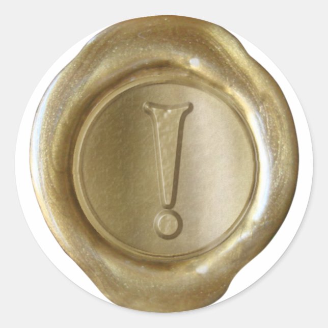 Wax Seal Monogram - Gold - Victorian ! - (Front)