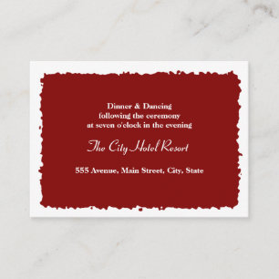 Wax Seal Reception Enclosure Card