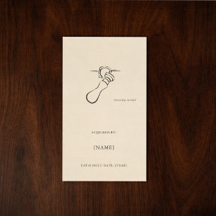 Wax Stamp Ex Libris Bookplate -Library Label 