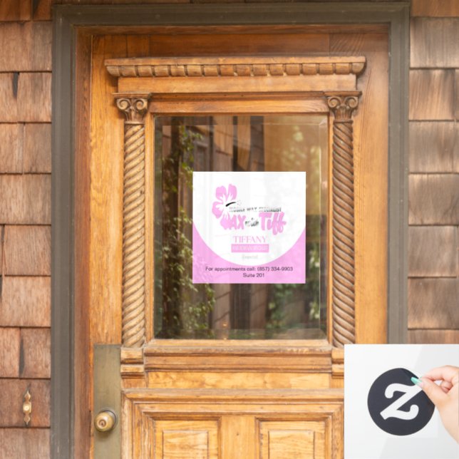 Wax with Tif window decal (Home Door)