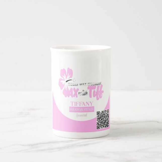 Wax with Tiff tumbler Bone China Mug (Front)