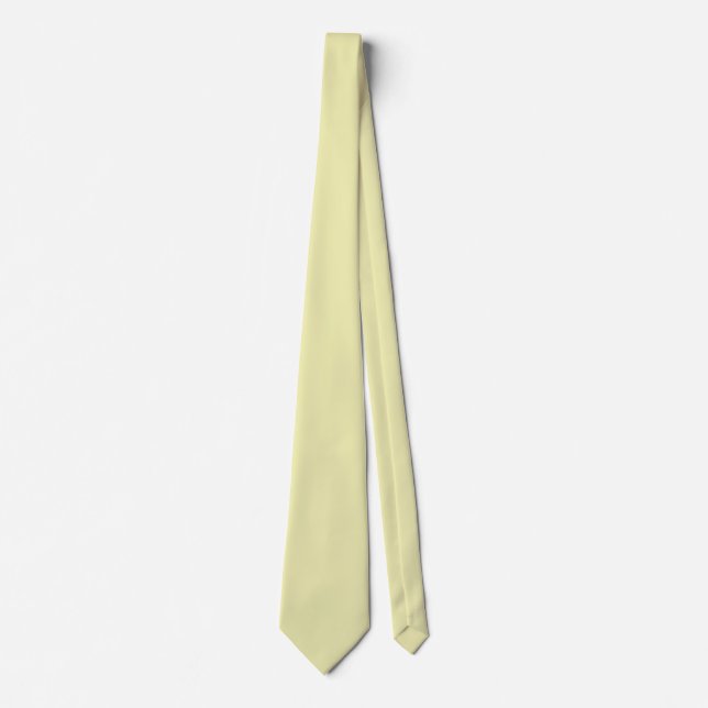 Wax Yellow Solid Colour Tie (Front)