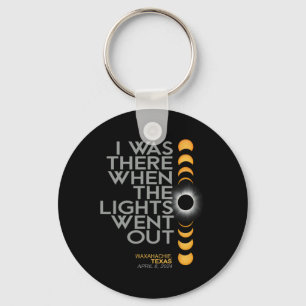 Waxahachie 2024 Solar Eclipse 2024 040824 Eclipse Keychain