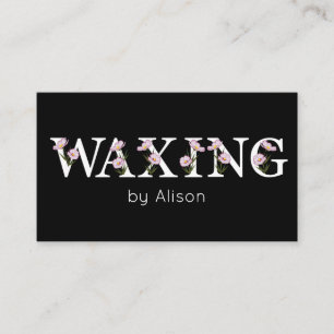 Waxing Business Card
