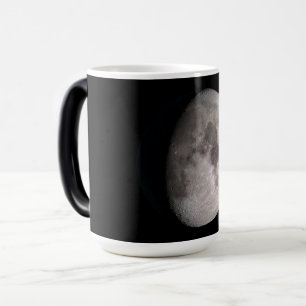 Waxing gibbous moon phase NASA images Magic Mug
