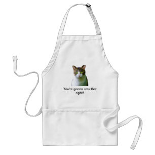 Waxing Kitty Standard Apron