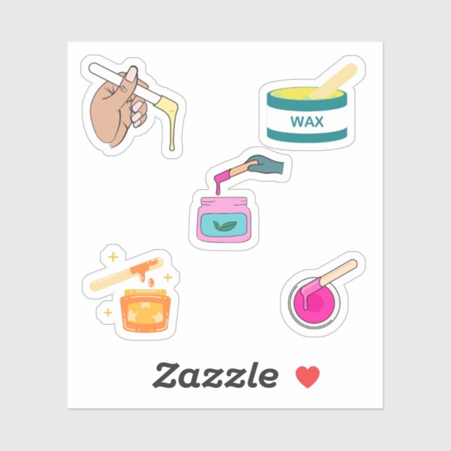 Waxing Stickers (Sheet)