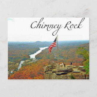 Way Above Chimney Rock Postcard