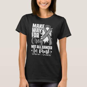 Way For Grey Ribbon Survivor Brain Tumour T-Shirt
