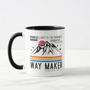 Way Maker Promise Keeper Miracle Worker Christian Mug