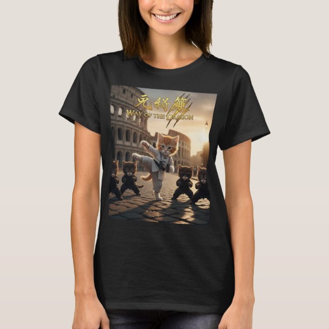 Way of the Dragon Cat Shirt (Front)