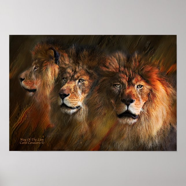 Way Of The Lion Art Poster/Print Poster (Front)