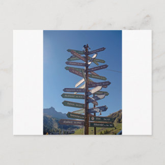 way to everywhere postcard