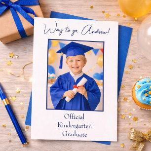 Way to Go Graduate Photo  Invitation
