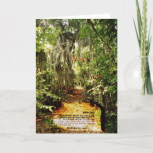 "Way, Truth, and Life" Card