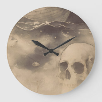 Way under the  Sea Large Clock