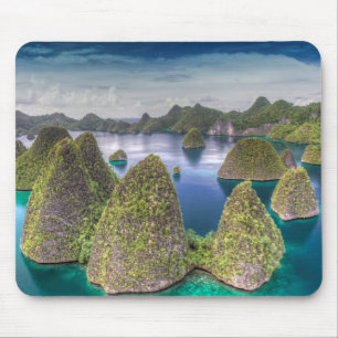 Wayag Island landscape, Indonesia Mouse Pad