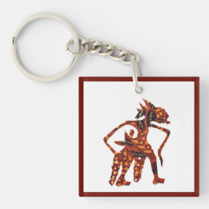 Wayang in Batik II Keychain