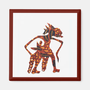Wayang in Batik II Magnet
