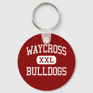 Waycross - Bulldogs - Middle - Waycross Georgia Keychain