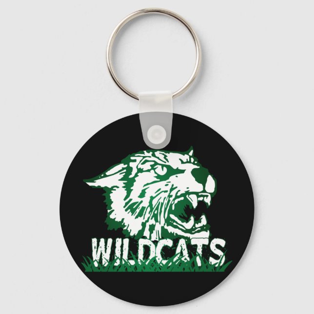 Wayland Union Wildcats #4 Keychain (Front)