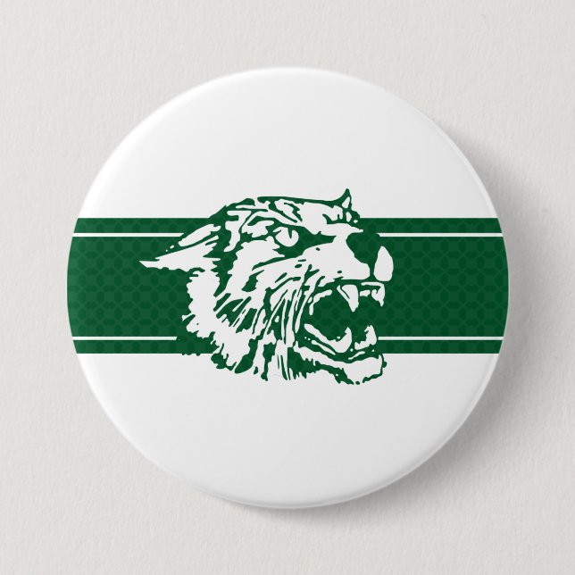 Wayland Union Wildcats #7 3 Inch Round Button (Front)