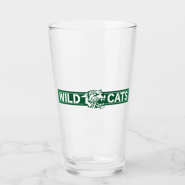 Wayland Union Wildcats #8 Glass (Front)