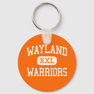Wayland - Warriors - High - Wayland Massachusetts Keychain