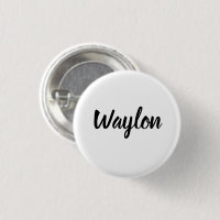 Waylon Name In Curvy Lettering,
