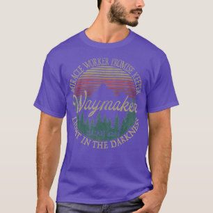 waymaker miracle worker promise keeper faith Bible T-Shirt