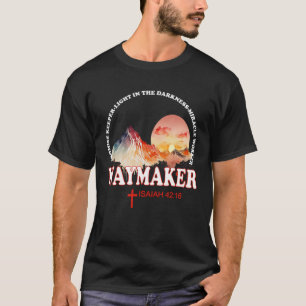 Waymaker Promise Keeper Miracle Worker Mountain Co T-Shirt