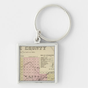 Wayne County, Nebraska Keychain