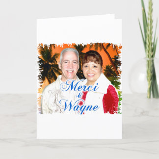 Wayne & Merci Thank You Card