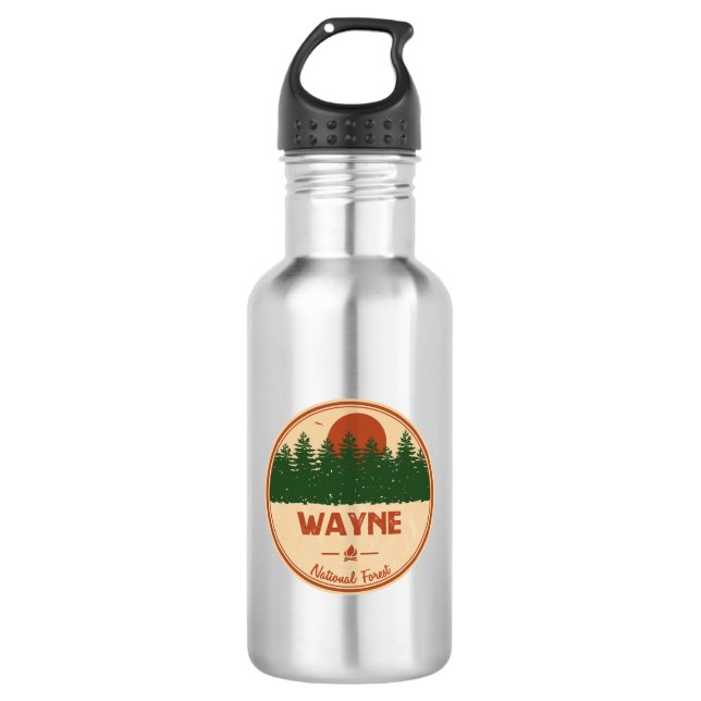 Wayne National Forest 532 Ml Water Bottle (Front)
