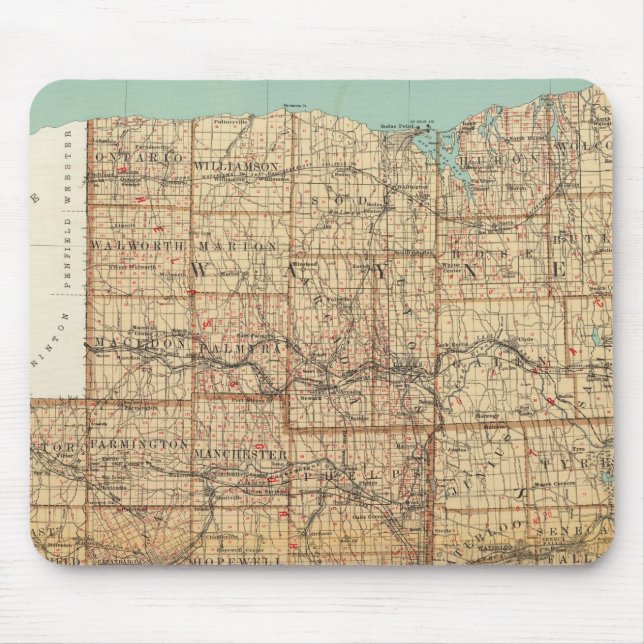 Wayne, Ontario, Yates, Seneca counties Mouse Pad (Front)