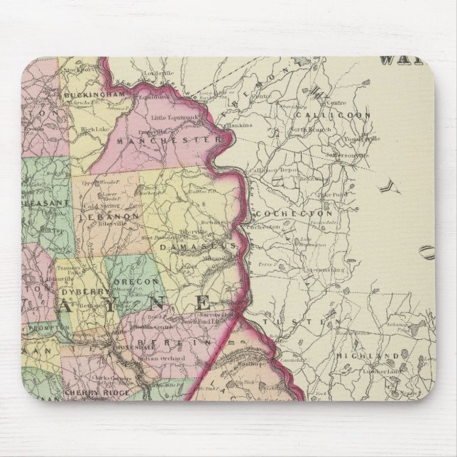 Wayne, Pike counties Mouse Pad (Front)
