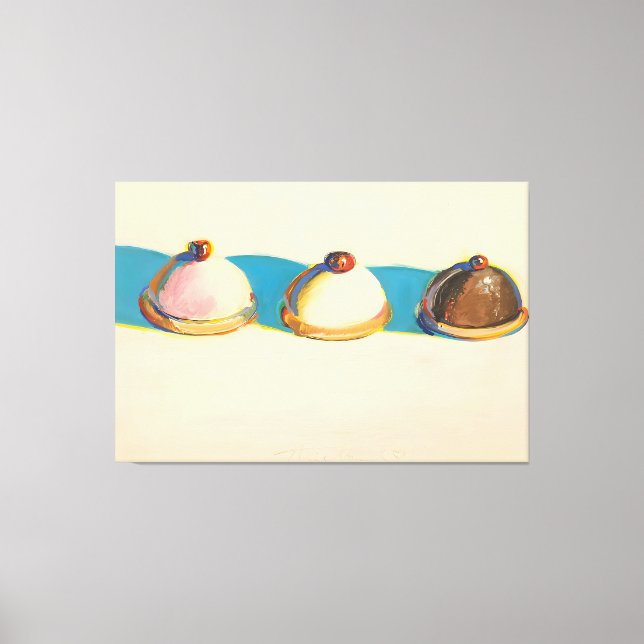 Wayne Thiebaud art style Canvas Print (Front)