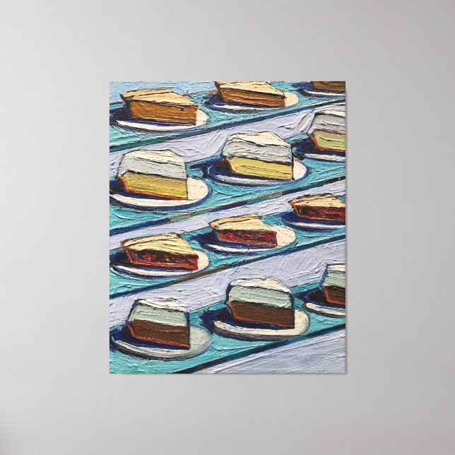 wayne thiebaud canvas print (Front)