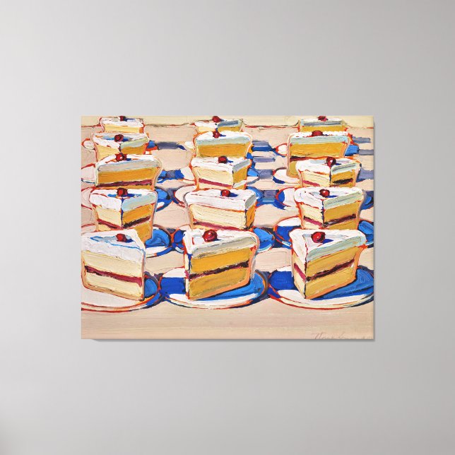 wayne thiebaud canvas print (Front)