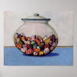 wayne thiebaud - glassed candy 1969 poster