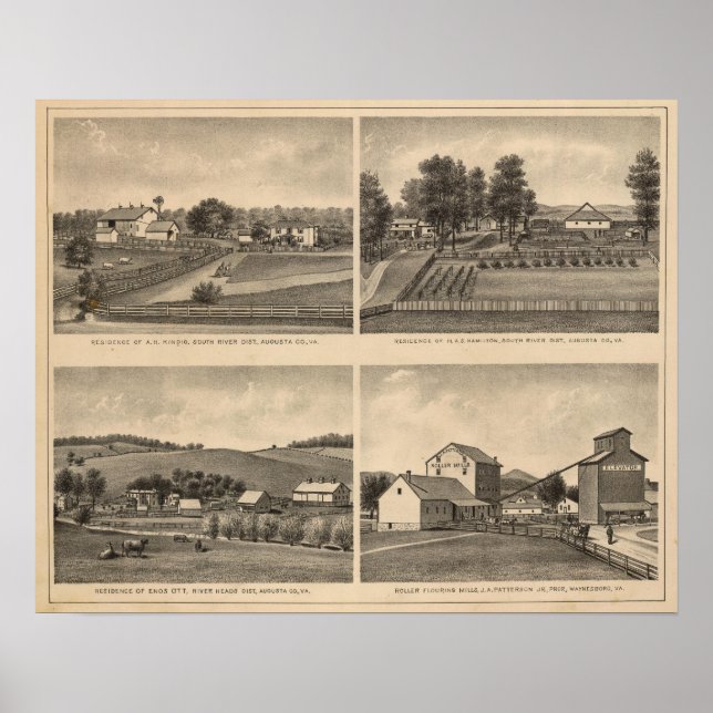 Waynesboro, Augusta County Poster (Front)