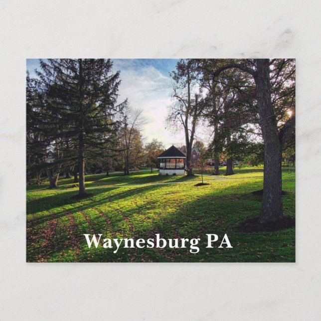 Waynesburg PA Postcard (Front)