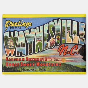 Waynesville Great Smoky Mountains Magnet