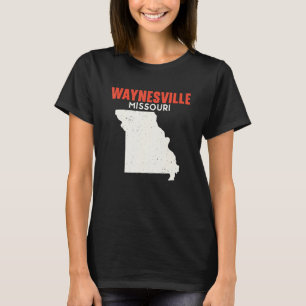 Waynesville Missouri USA State America Travel Miss T-Shirt