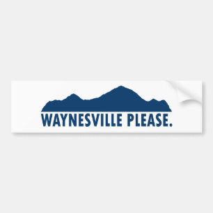 Waynesville North Carolina Please Bumper Sticker